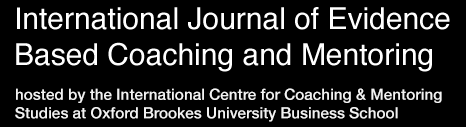 Banner image of the International Journal of Evidence Based Coaching and Mentoring